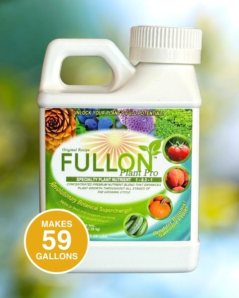 FullOn Plant Pro Specialty Plant Nutrient Concentrate | Half Pint (8oz) | Makes 59 Gallons